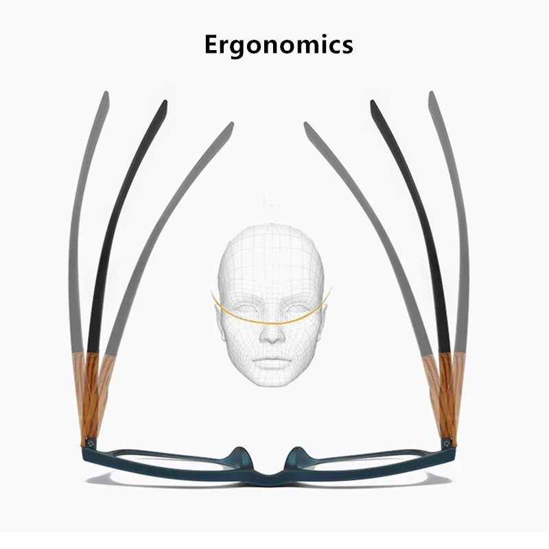 Модные полимерные очки для чтения в деревянной оправе, мужские и женские дизайнерские очки для дальнозоркости, увеличительные Квадратные ретро винтажные очки для загара