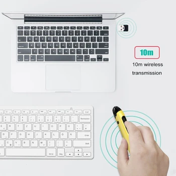 

Rechargeable Right Hand and Left Hand 1200 DPI 2.4G USB Wireless Mouse Touch Pen R9UA