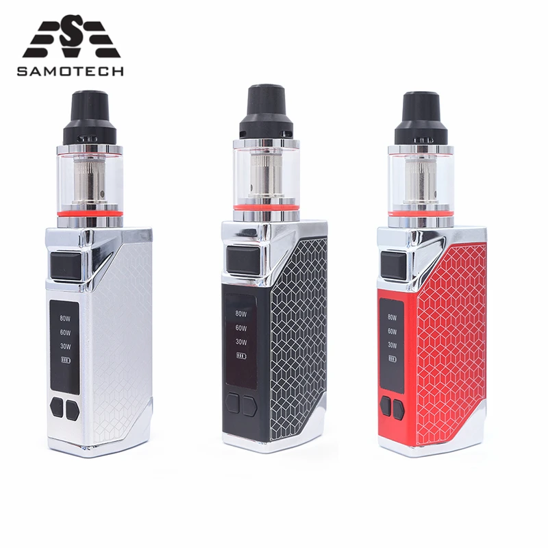 

NEW Original HB 80w box mod kit 0.5ohm 2.5ml tank with 2200mah build-in battery vapor kit electronic cigarette vape pen kit
