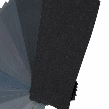 

36pcs Silicon Carbide Sanding Paper Kit For Metal Glass Grit 120-3000 Grinder