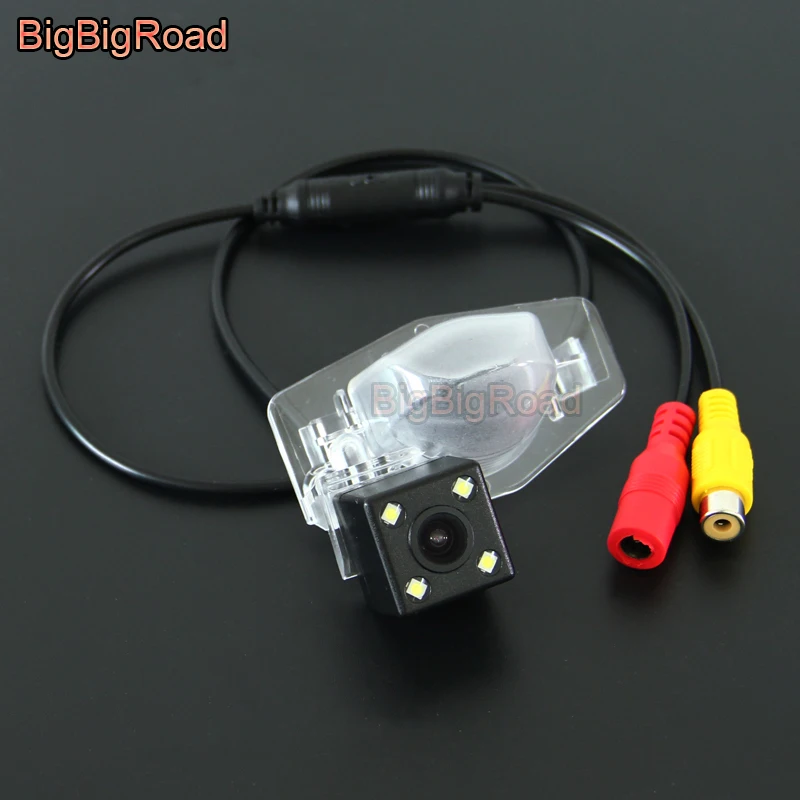 Bigbigroad Car Rear View Reverse Backup Camera Hd Ccd Visione Notturna Parcheggio Telecamera Porta Rca Per Honda Elysion Insight