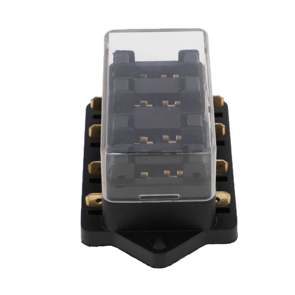 DC 12V 24V 32V Circuit ATC, ATO Blade Fuse Box Block Fuse Holder 4-Way