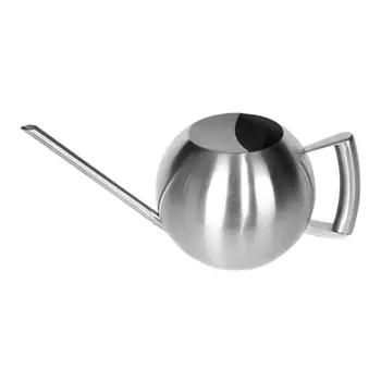 

1L Stainless Steel Watering Can Pot Long Spout Kettle for Indoor Garden Plants D0LD