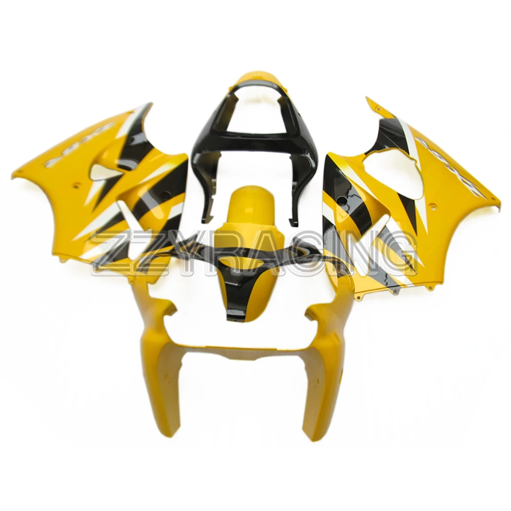 

Complete Fairings Kits for Kawasaki ZX6R 2000 2001 2002 Year ZX-6R 00 01 02 ABS Plastic Motorcycle Bodywork Covers Yellow Black