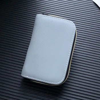 

NI WEI ER Women Men Credit ID Card Holder Case Extendable Business Bank Cards Bag Wallet Driver's License Zipper Coin Purse 2019