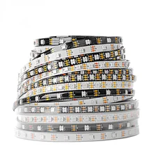 

clown WS2812 WS2812B Led Strip Individually Addressable Smart RGB Led Lights Strip Black White PCB IP30/65/67 Waterproof DC5V