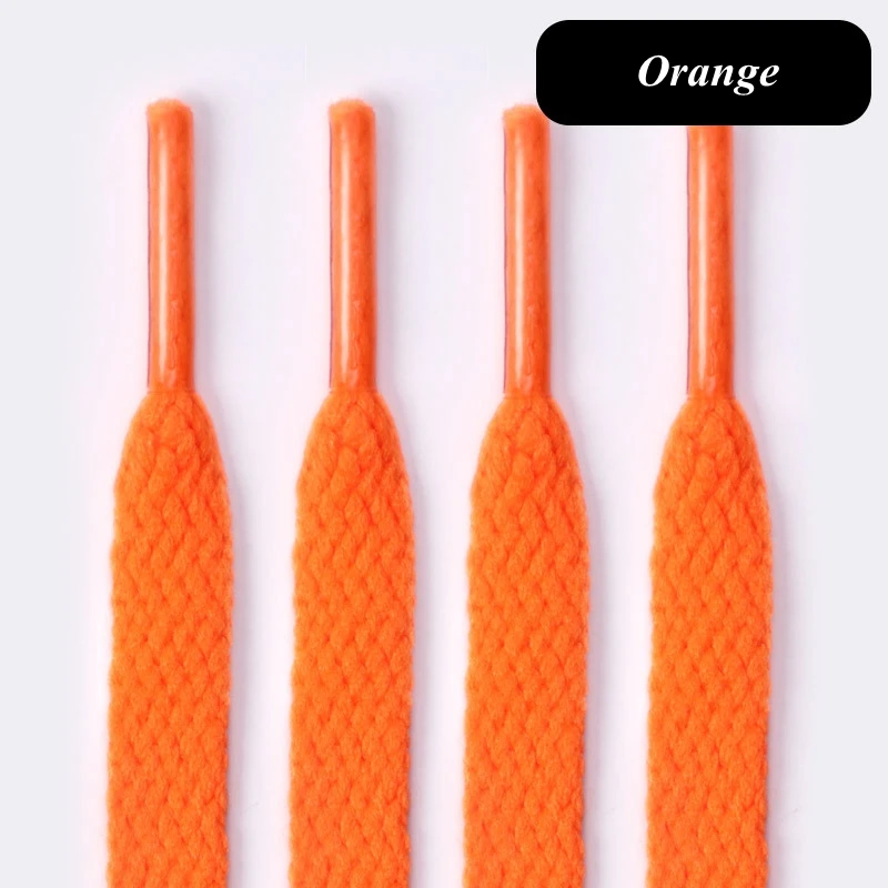 Versatile Flat Shoelaces - 36 Color Options