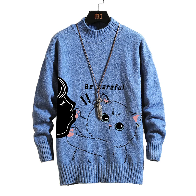 

Top Quality Christmas Sweater Men Clothes 2020 Winter Thick Warm Mens Sweaters Casual Classic Turtleneck Cashmere Pullover Men