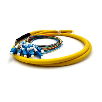 

12 Cords LC/ UPC SM Single Mode Bundle Optic Fiber Optic Pigtail 1m