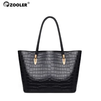 

ZOOLER Exclusive Top Handle Fashion genuine leather bags Wine women luxury handbags tote bags designer ladies hand bags ZF220