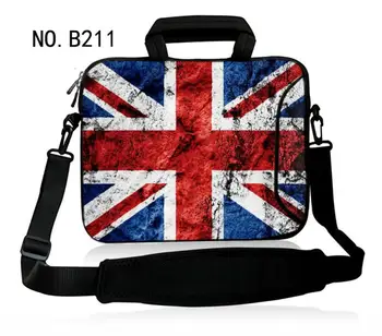 

Union Jack Laptop Sleeve Case For Laptop 11",13",14",15",15.6"17 Messenger Handbag Bag For Macbook Air 13.3,15.4 11.6