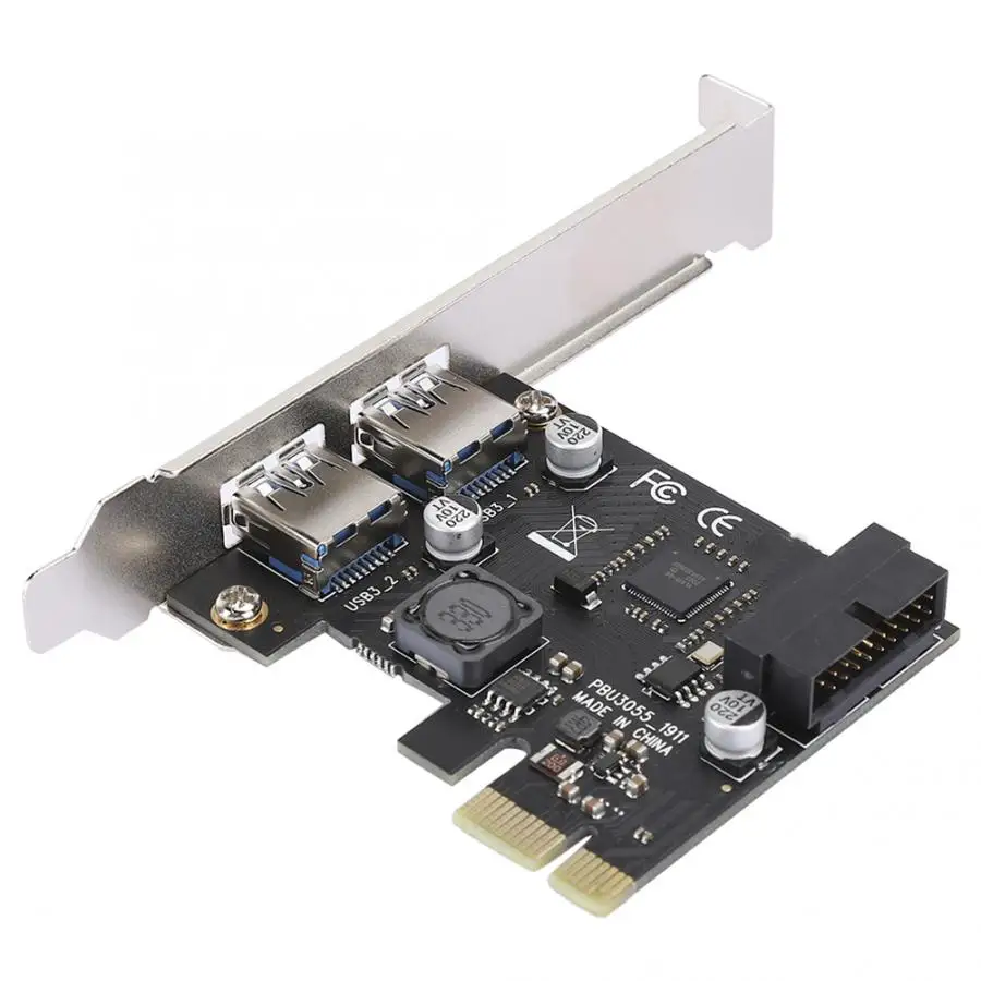 Переходная карта PCI E на USB3.0 аксессуар для настольного компьютера с фронтальной