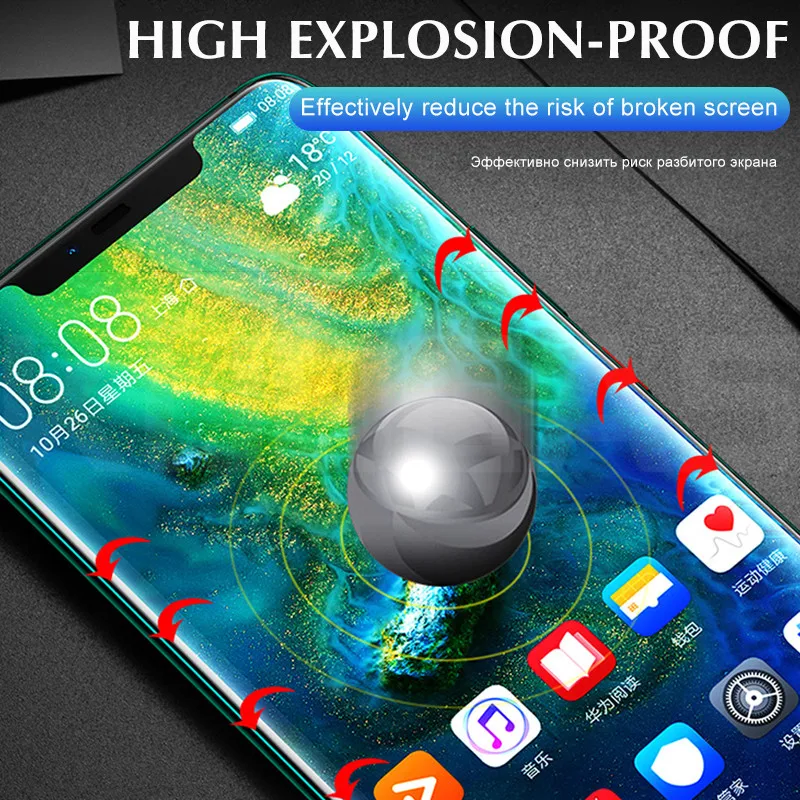 100D полная защита Передняя Задняя Гидрогелевая пленка для huawei Honor 8X9X9 Lite Honor 10 10i Lite 20 Pro Передняя пленка для задней панели экрана