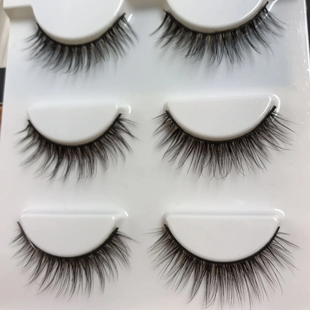 

3 Pairs False Eyelashes 25mm Faux Mink Lashes Handmade Visofree Thick Eyelashes High Quality Natural Long 3d Mink Lashes Makeup