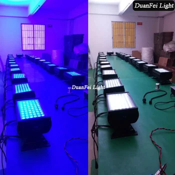 

10 units 54*3watt RGB LED Wash Spot Light Par Outdoor Ip65 wall washer led rgb dmx 512