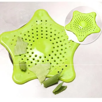 

Anti-blocking Kitchen Cleaner Sink Filter Colanders Strainer Floor Drain Star Outfall Drain Cover Basin Hair Catcher Stopper