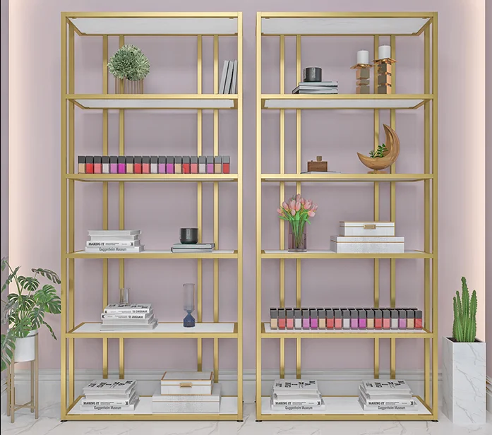 

Living room iron art shelf partition decoration creative simple bookshelf