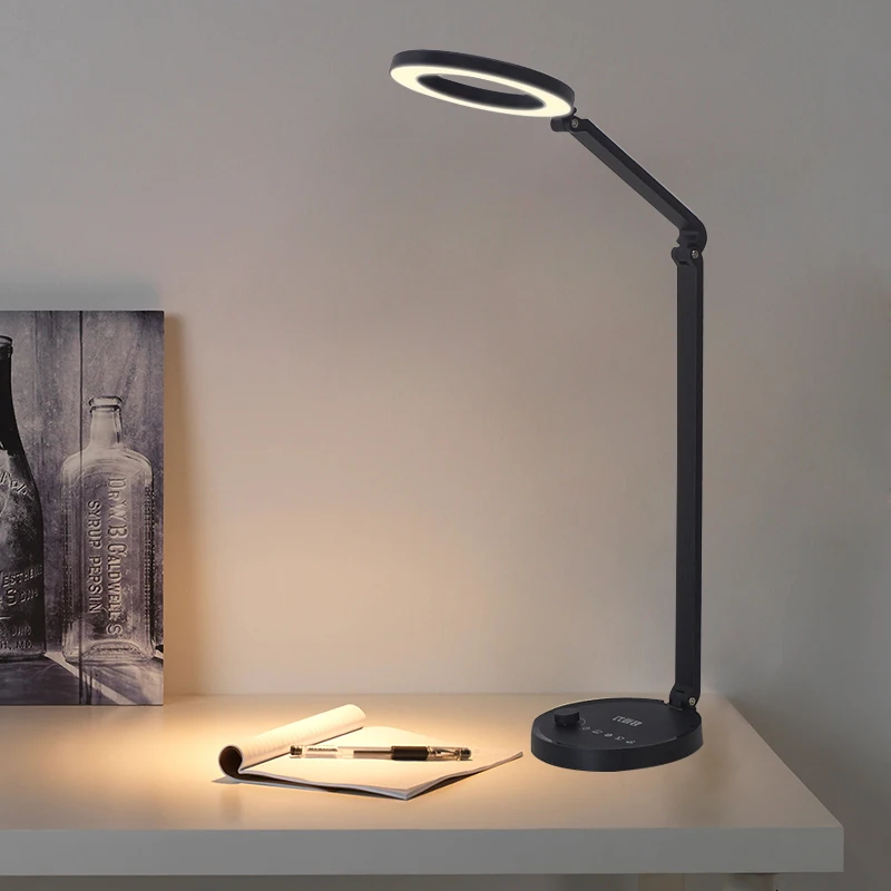 Artpad 10W Adjustable Led Desk Lamp with USB Charge Port for Phone Eye Care Table Lamp for Kids Chi