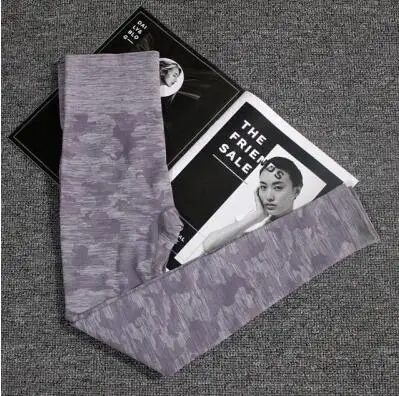 YS03 violet pant Комплект из 2 предметов, камуфляжный, камуфляжный, для йоги, спортивная одежда для женщин, для спортзала, фитнеса, одежда для занятий йогой, леггинсы+ спортивный бюстгальтер, спортивный костюм для спортзала, Femme - Цвет: YS03 violet pant