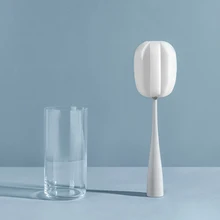 Домашний губчатый чайник для кухни, щетка для бутылок, инструмент для чистки с длинной ручкой, кофейная стеклянная чашка для горшков, отдельно стоящая моющая детская посуда