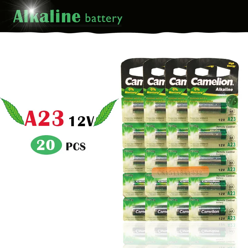 20pcs/lot New 12V Camelion A23 23A Ultra Alkaline battery/alarm batteries Free Shipping | Электроника
