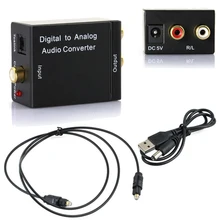 Optische Coax Toslink Digitaal Naar Analoog Audio Converter Adapter Coax Toslink Audio Naar Rca L/R Audio Usb Kabels gadgets
