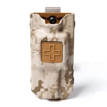 Стильная сумка-жгут Molle, медицинская сумка для хранения повязок, чехол-держатель для хранения на открытом воздухе, безопасный и экологически чистый