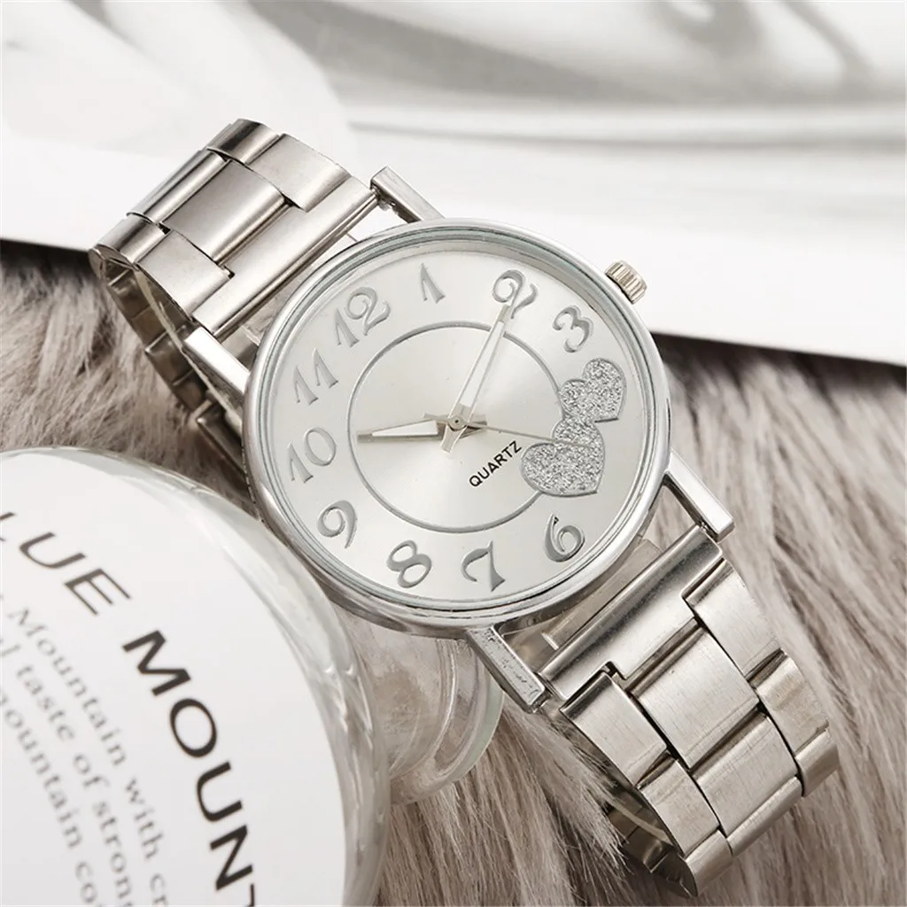 Модные женские туфли часы со стразами «любящее сердце» циферблат Кварцевые часы שעון לאישה подарки на год montres relogio mulher# L0