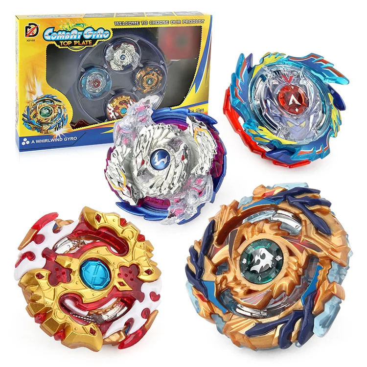 Xd168-6a Beyblade Spinner упакованный комбинированный боевой гироскоп Игрушка спортивный взрыв гироскоп пластина с передатчиком