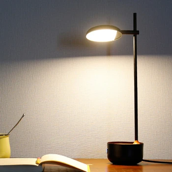 

Zerouno reading table lamp bedside led lighting stepless dimmable head angle rotating study room bedroom led book lights