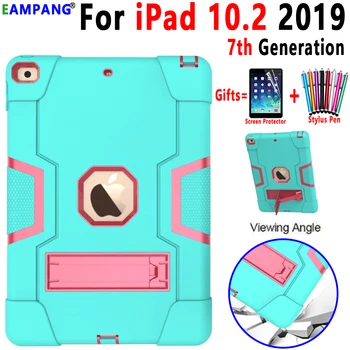 

Drop resistance Case for iPad 7 7th Generation Case Cover for Apple iPad 10.2 2019 A2197 A2200 A2198 A2232 with Stand Holder