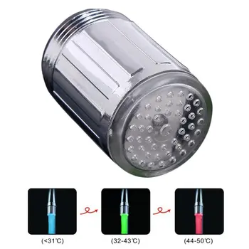 

1-pack of 3-color changing faucet Tap LED faucet tap / water stream tap suitable for kitchen and bathroms