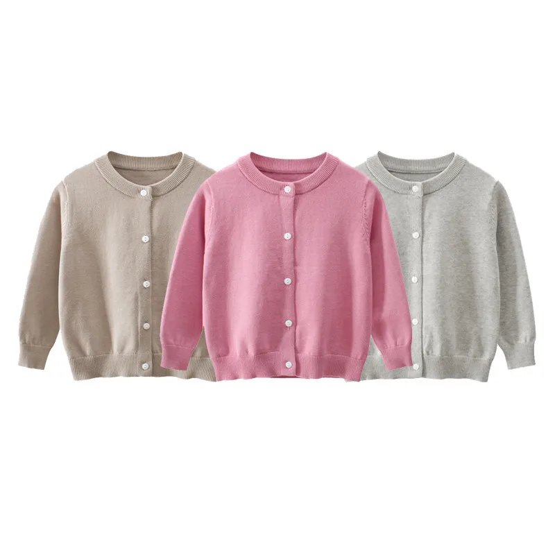 

Boys Girls Cotton Sweater Tops Autumn Children Clothing Winter Soft Knitted Cardigan Sweater Kids Spring Wear Clothes Costumes