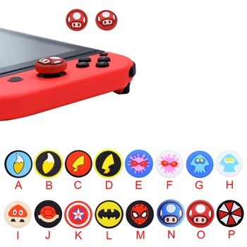 

Pokemons Tail Silicone Thumb Stick Grip Caps Nintend Switch Joystick Cover Caps For Nintend Switch Lite Controllers Joypad
