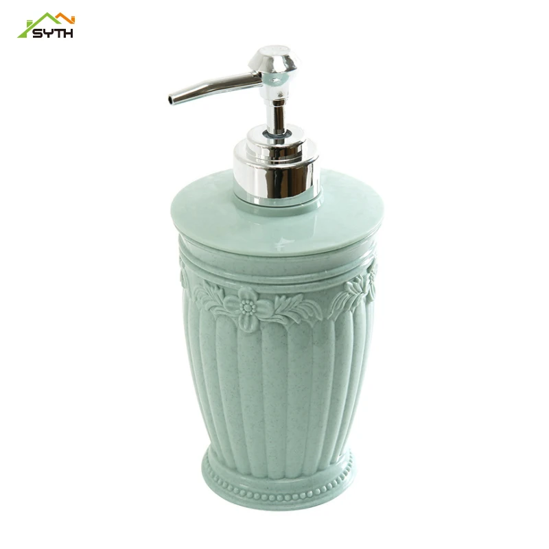

European-style carved shower gel bottled hand sanitizer bottle shampoo empty bottle pressed bottle lotion bottle
