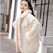 Зимние теплые пальто Для женщин шерстяное платье, тонкое Шерстяное пальто зимняя куртка Для женщин меховые Для женщин пальто куртки