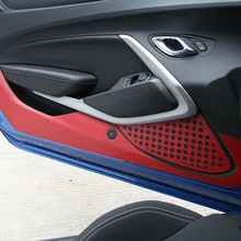 Углеродное волокно анти Kick стикер для Chevrolet Camaro+ винил 2 шт. аксессуары