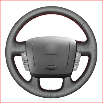 

Black Genuine Leather Steering Wheel Covers for Fiat Ducato 2006-2019 Ram ProMaster (Cargo) (Cab Chassis) (Window) 2017-2020