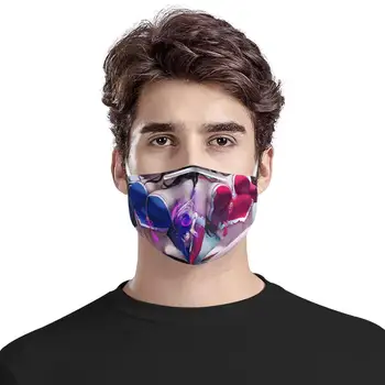 

7Pcs PM2.5 Filter Masks Carbon Insert Women Men Anti-dust Masks Washable Mask Reusable Face Mask Non-disposable Moth Mask