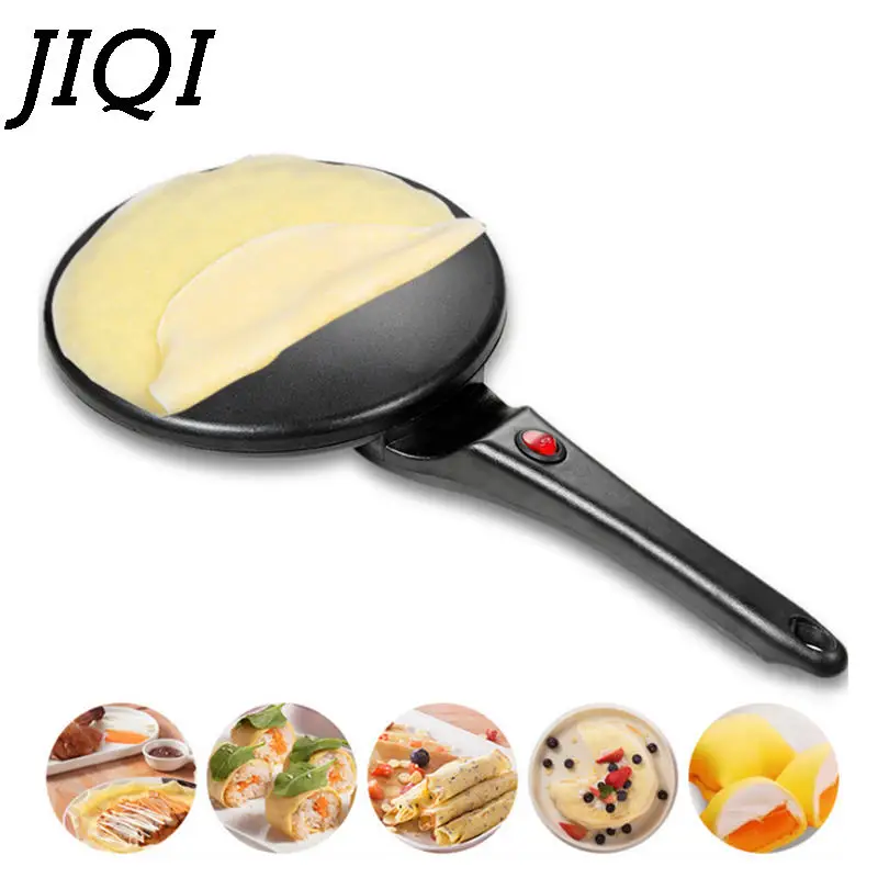 110V 220V Household Non-stick Pancake Machine Electric Crepe Baking Pan Instant Heating Spring roll Pastry Frying Grilling Plate 5