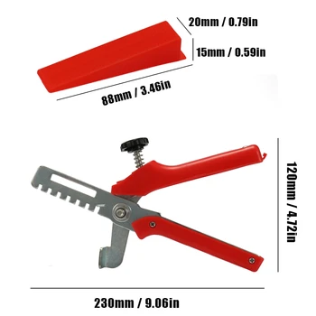 

New Tile Leveling Pliers Construction Tool Kit With Clip And Wedge Tile Locator Tiling Tile Leveling System Kit