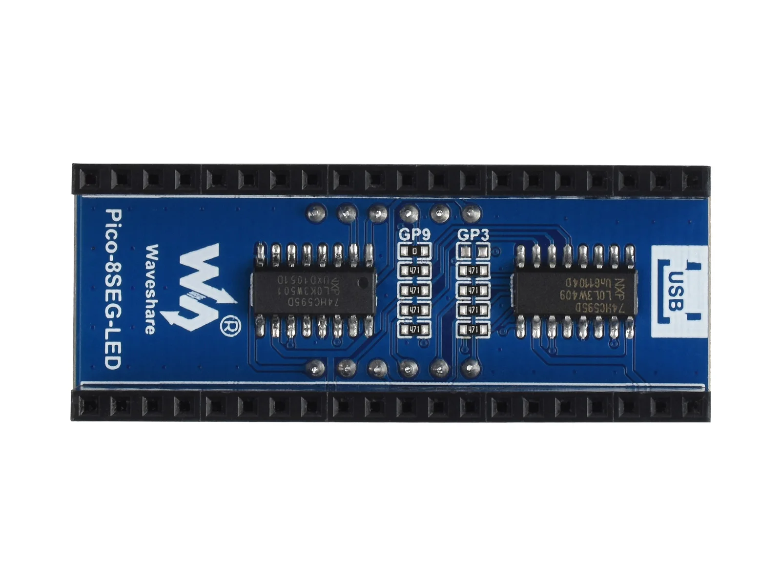 Pico-8SEG-LED,4 ڸ 8 ׸Ʈ ÷ ,   Pico, SPI ȣȯ