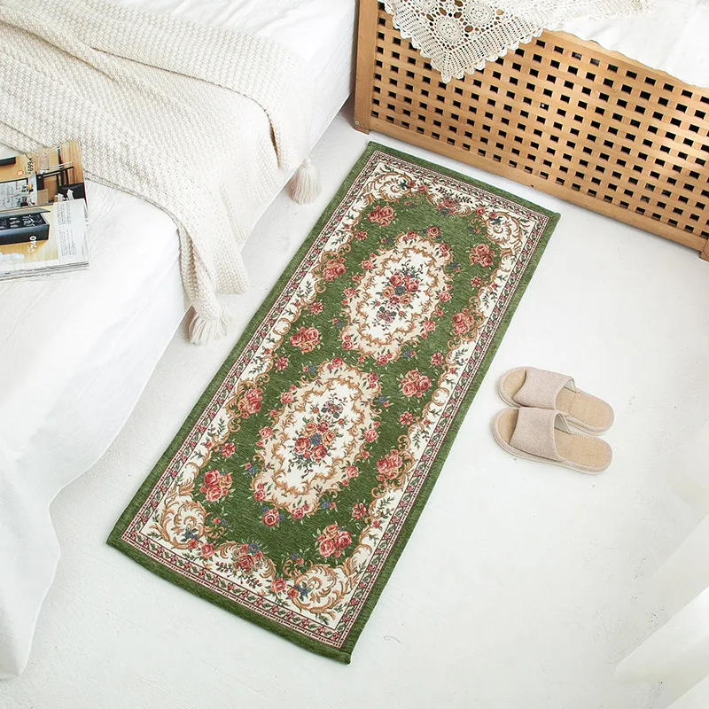 

European Luxury Blankets Carpet Non-Skid Living Room Bedroom Study Kitchen Doorway Bed Head High Quality Carpet 24x15 inch