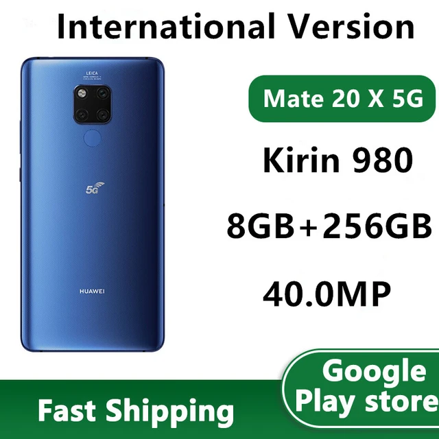 EU Version HuaWei Mate 20 X 5G EVR-N29 Mobile Phones Dual Sim 8GB 256GB  7.2