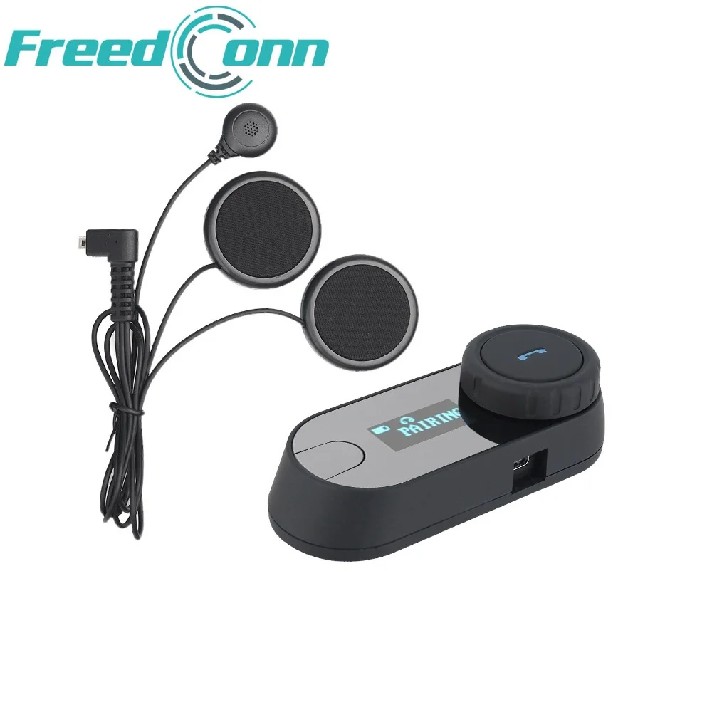 FreedConn T-COMVB мотоциклетный шлем Bluetooth Интерком 800 м BT интеркоммуникационная гарнитура с fm-радио