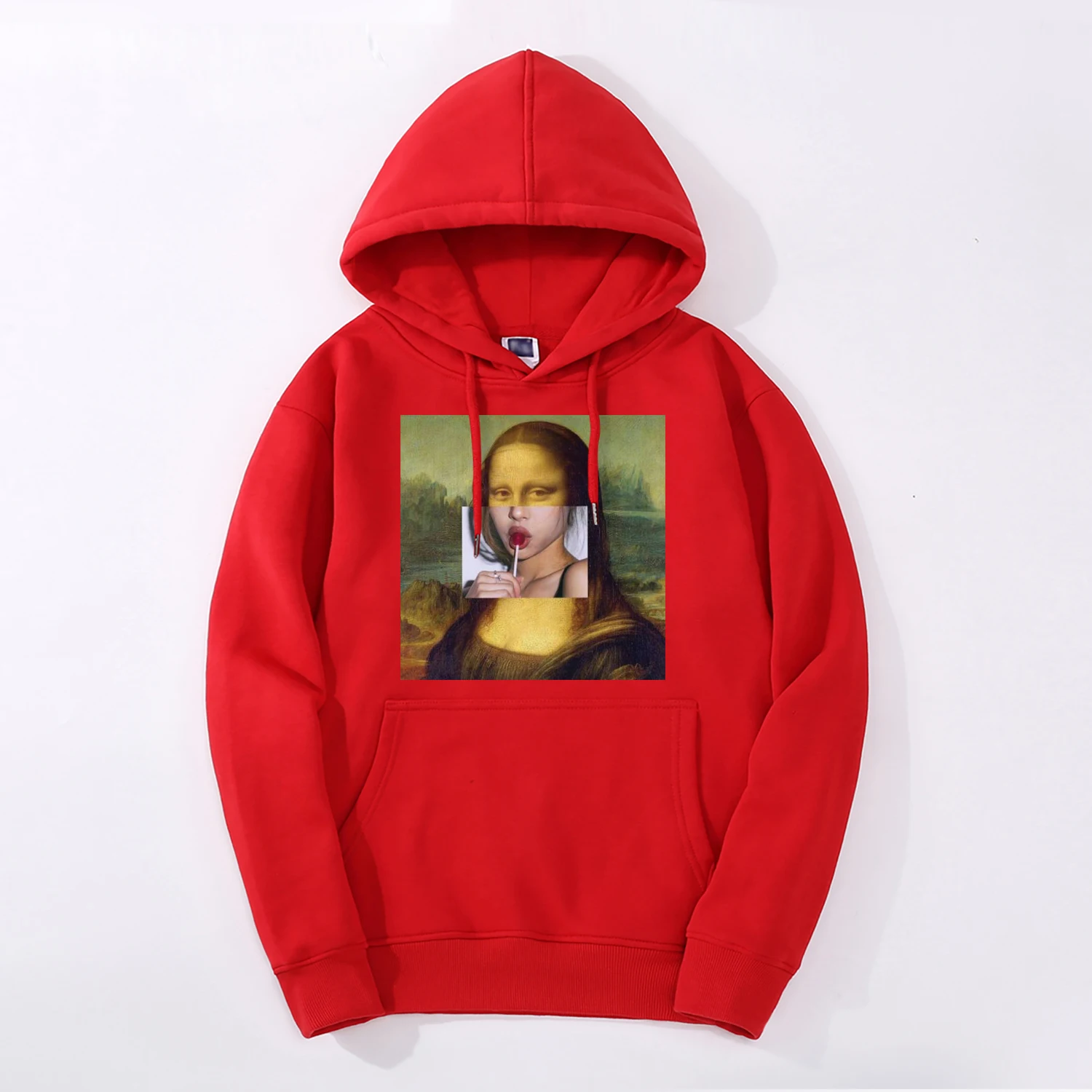 Mona Lisa толстовка мужская Billie Eilish осень зима мужская толстовка флисовая спортивная одежда свободный крой хип хоп толстовки