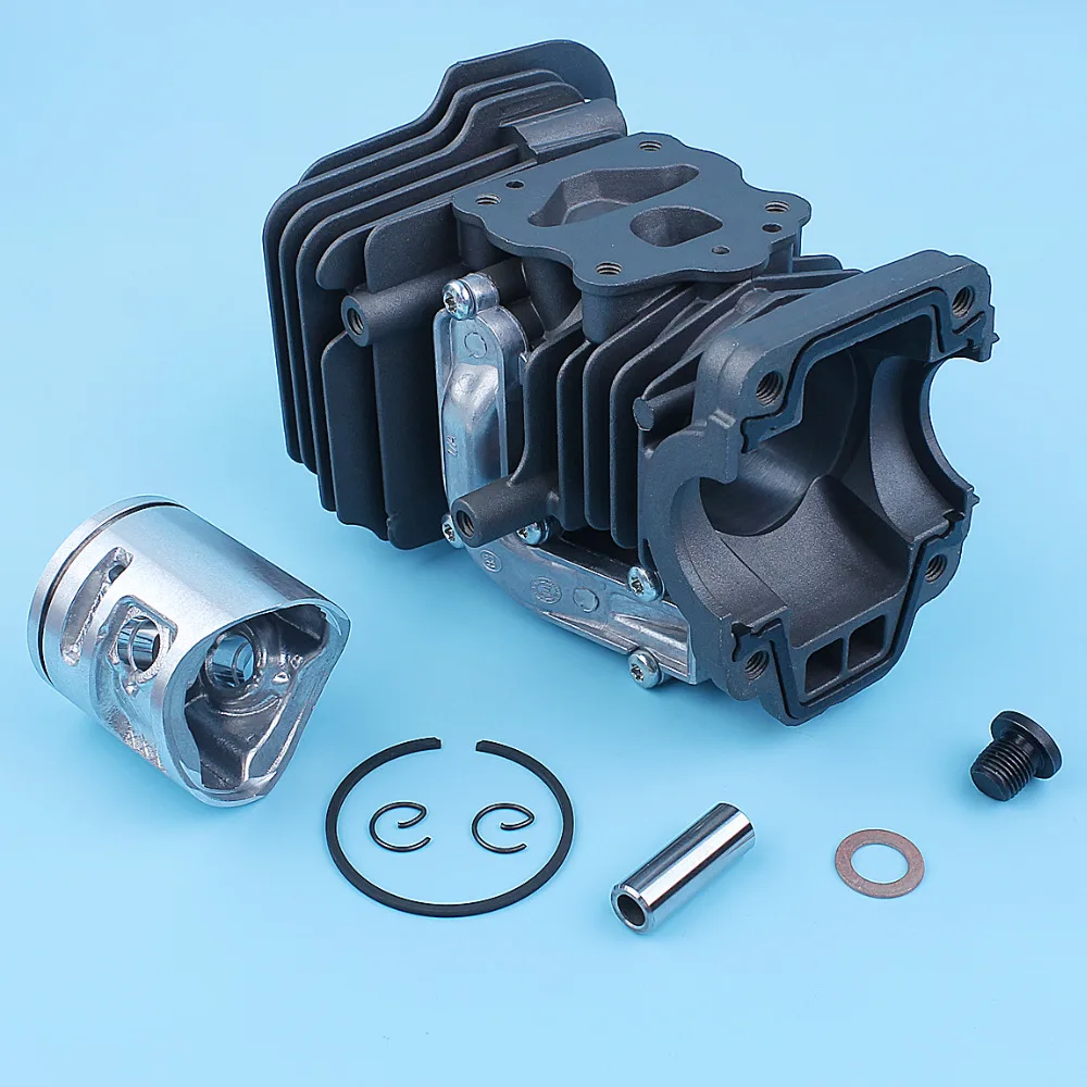 42mm Cylinder Piston Ring Kit For Husqvarna 445,445E,450,450 Rancher Chainsaw Nikasil Plated #544119902 6