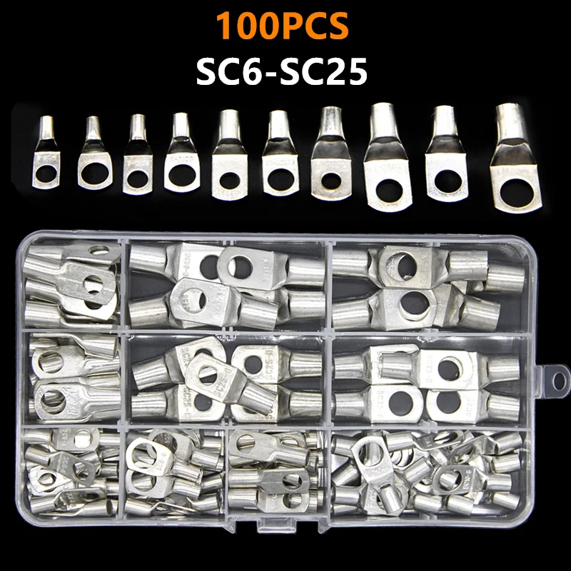 Cambridge 6 AWG 3/8 In. Stud Terminal Copper Ring Lug At - Foto 9