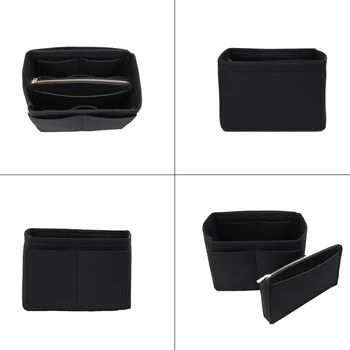 

2020100% Felt Bag Organizer Insert Make Up Bag Cosmetic Cases travel organizer MakeupCase Travel Toiletry Kit Handbags Organizer