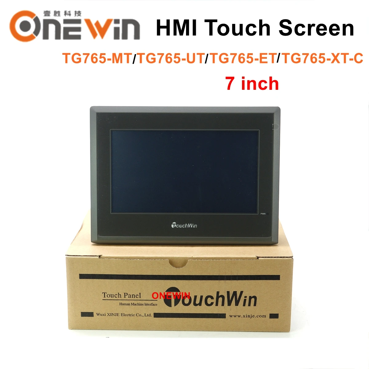 New XINJE touch panel 7" HMI Touch Screen TG765-MT with USB Cable 